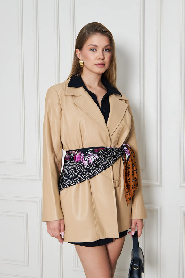 İpek Fular Eşarp - Kadın Fular Şık Kombinler Için