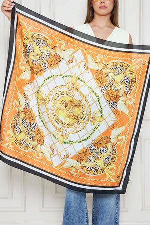 İpek Fular Eşarp - Kadın Fular Şık Kombinler Için