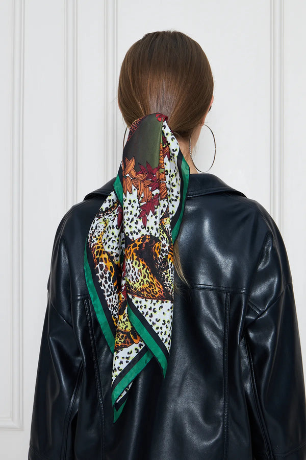 İpek Fular Eşarp - Kadın Fular Şık Kombinler Için