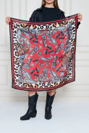 İpek Fular Eşarp - Kadın Fular Şık Kombinler Için