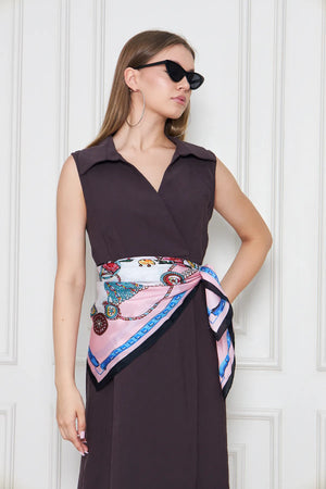 İpek Fular Eşarp - Kadın Fular Şık Kombinler Için