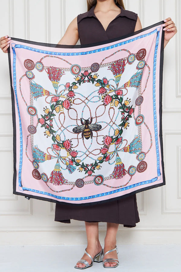 İpek Fular Eşarp - Kadın Fular Şık Kombinler Için