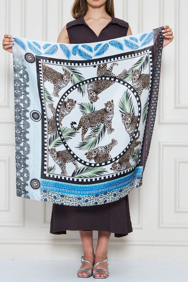 İpek Fular Eşarp - Kadın Fular Şık Kombinler Için